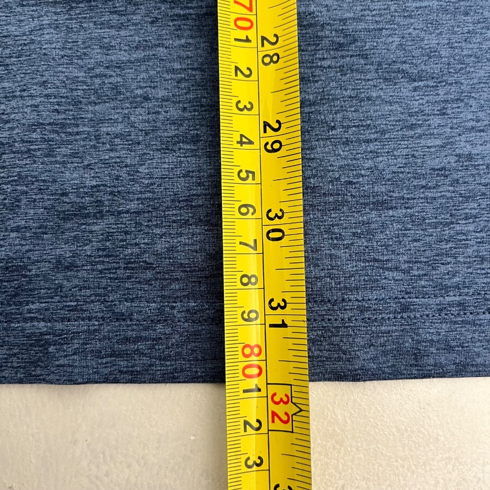 Peter Millar Summer Comfort Mens Size XL Polo Shirt Heather Blue Short Sleeve - Picture 8 of 8